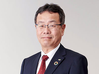 取締役 兼 常務執行役員 経営企画本部長 伊勢田　敏（いせだ さとし）の写真